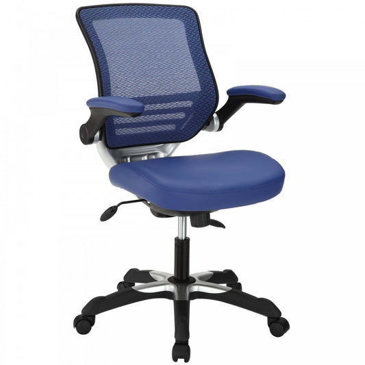 Edge Vinyl Office Chair, Blue