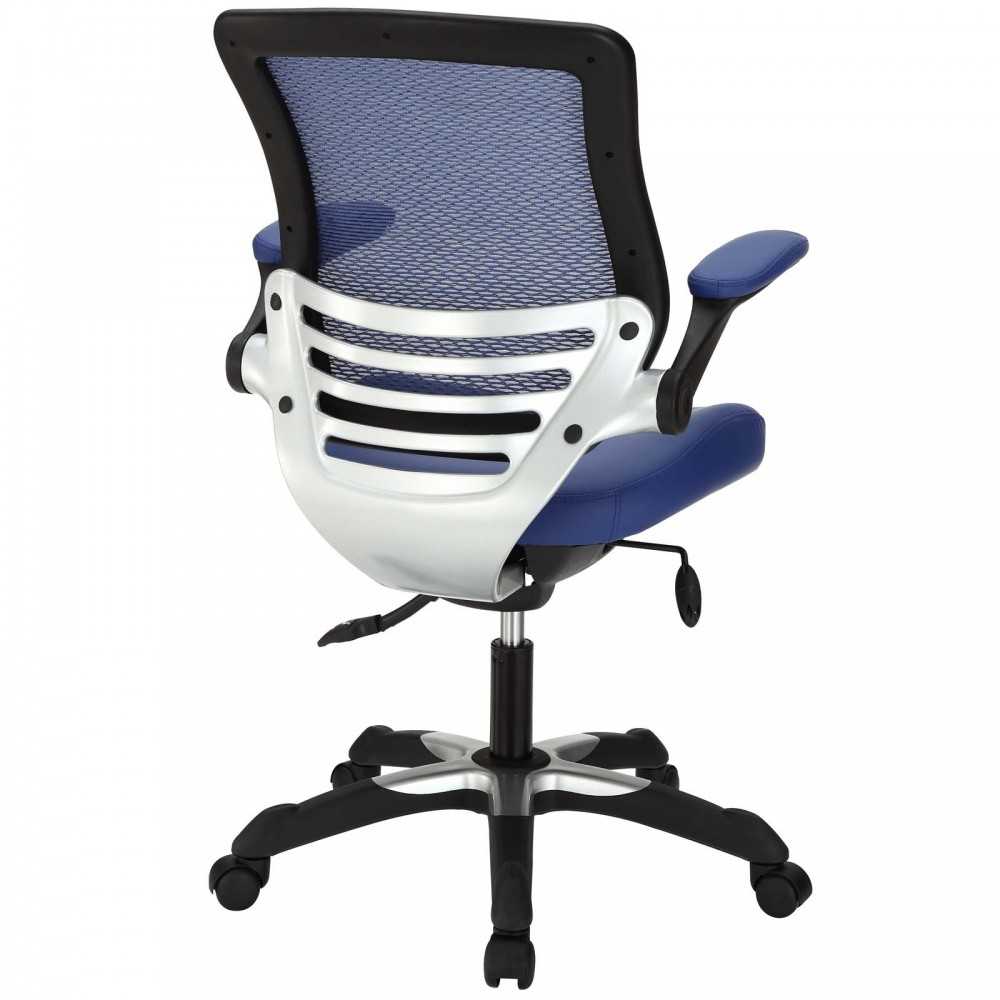 Edge Vinyl Office Chair, Blue