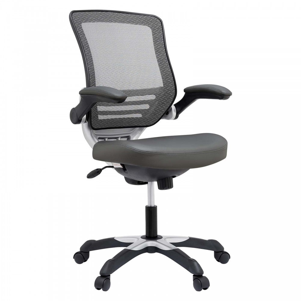 Edge Vinyl Office Chair, Gray