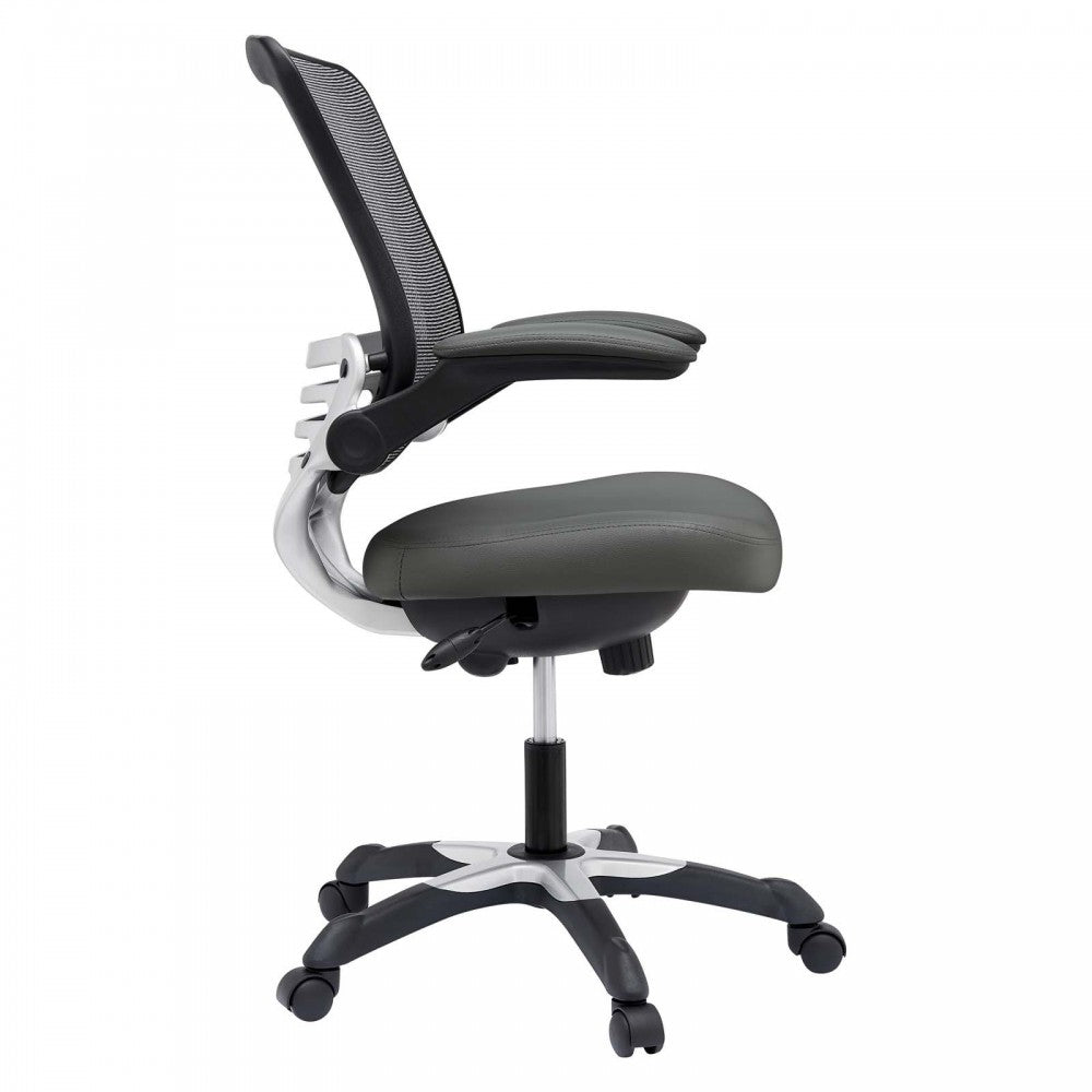 Edge Vinyl Office Chair, Gray