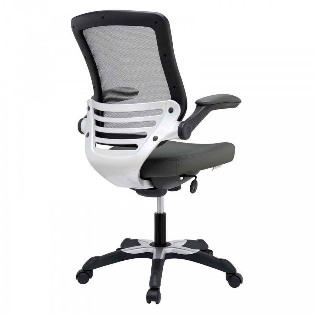 Edge Vinyl Office Chair, Gray