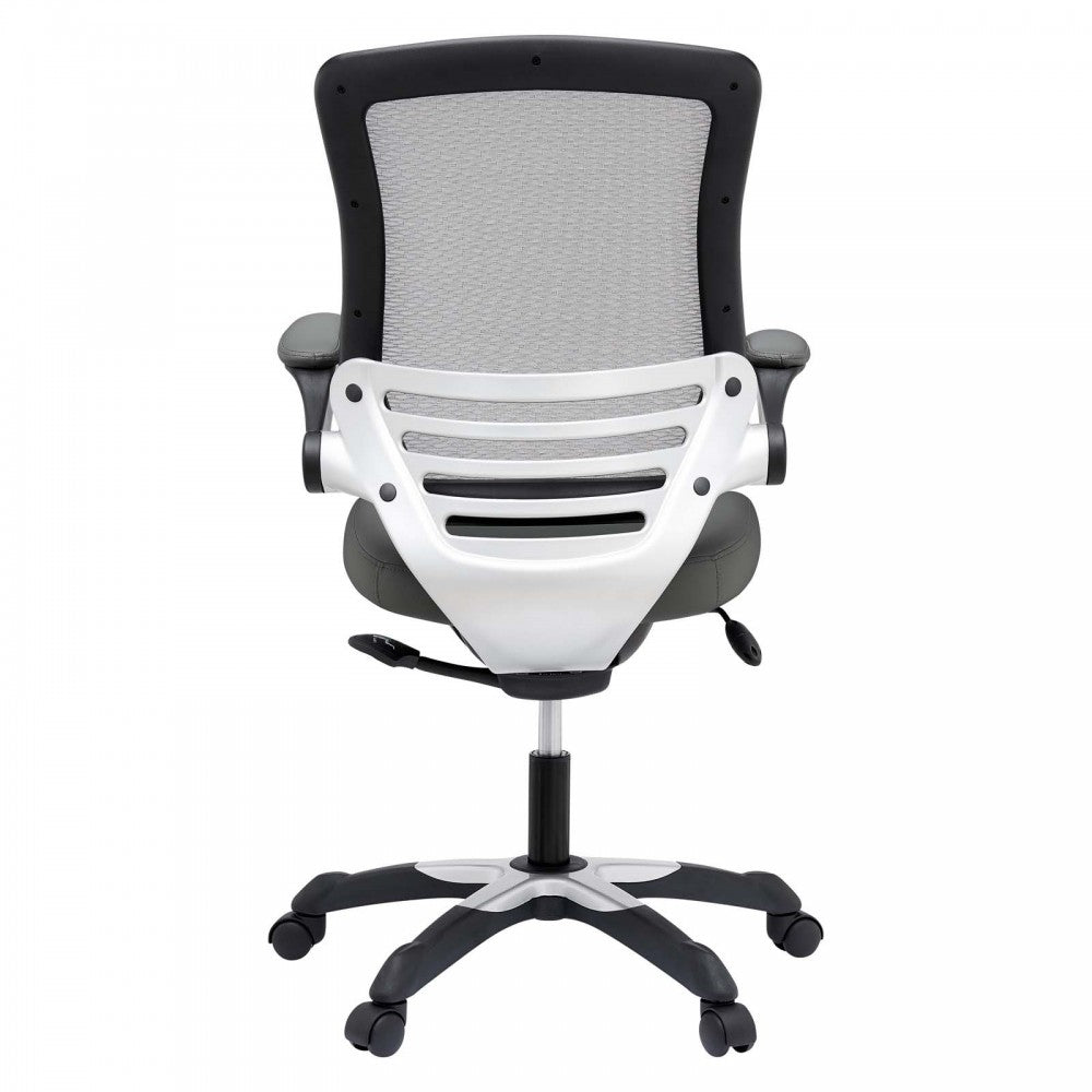 Edge Vinyl Office Chair, Gray