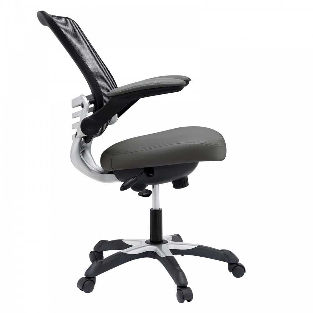 Edge Vinyl Office Chair, Gray