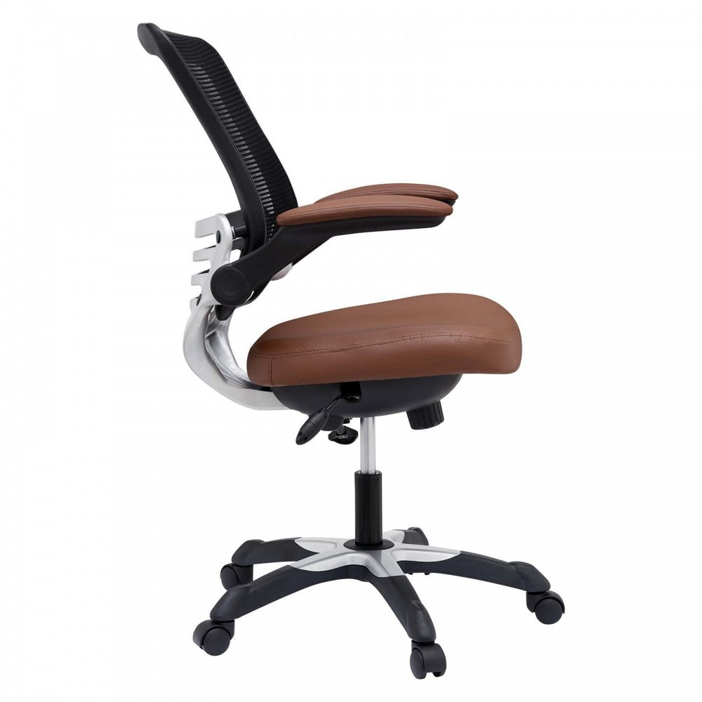 Edge Vinyl Office Chair, Tan