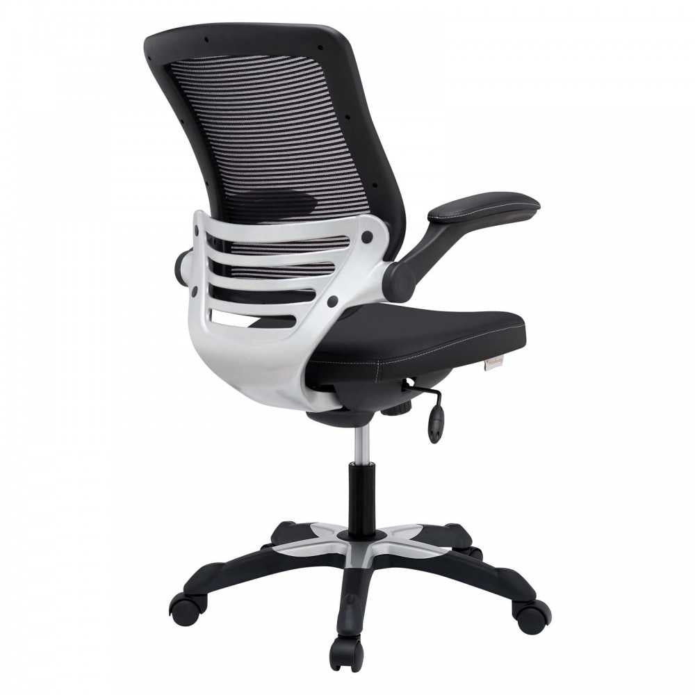 Edge Vinyl Office Chair, Black