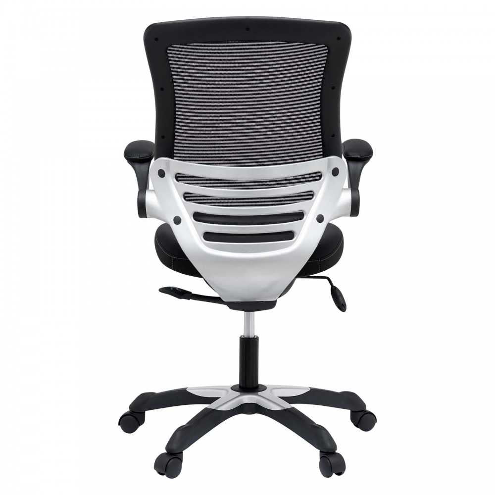 Edge Vinyl Office Chair, Black