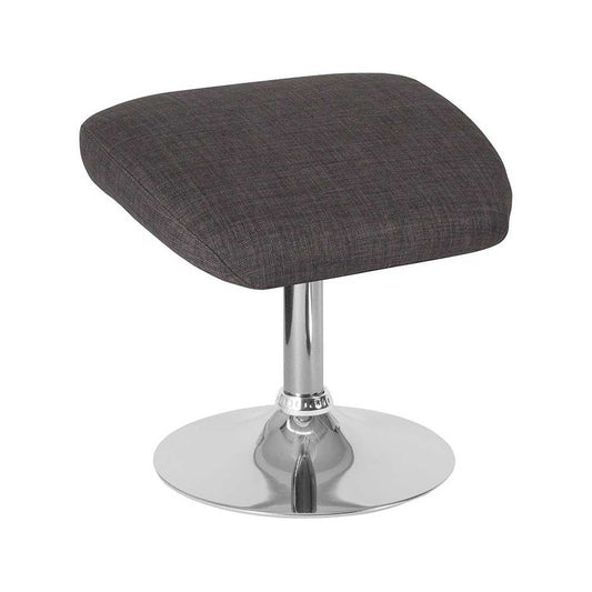 Egg Series Dark Gray Fabric Ottoman