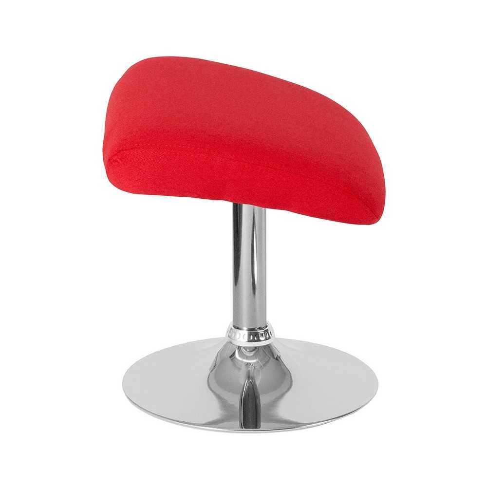 Egg Series Red Fabric Ottoman