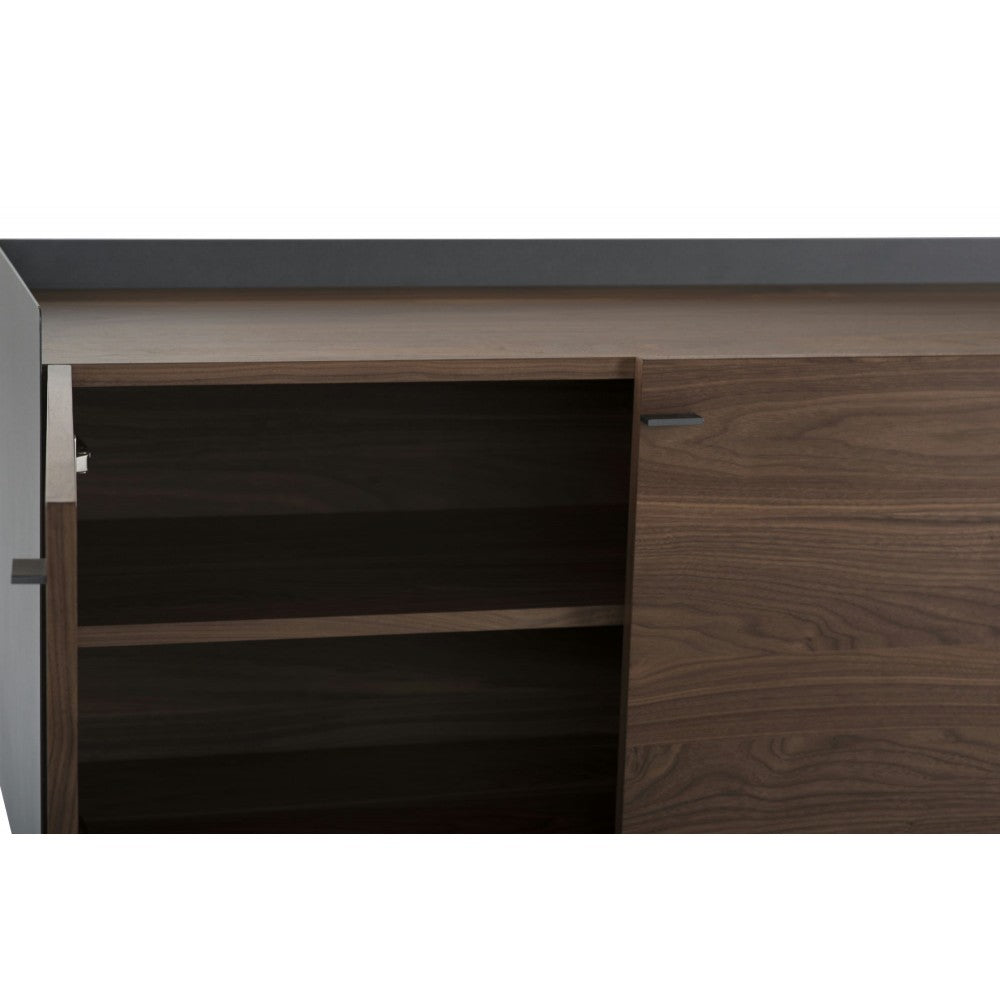 Egon Walnut Wood Sideboard Cabinet, HGNE111