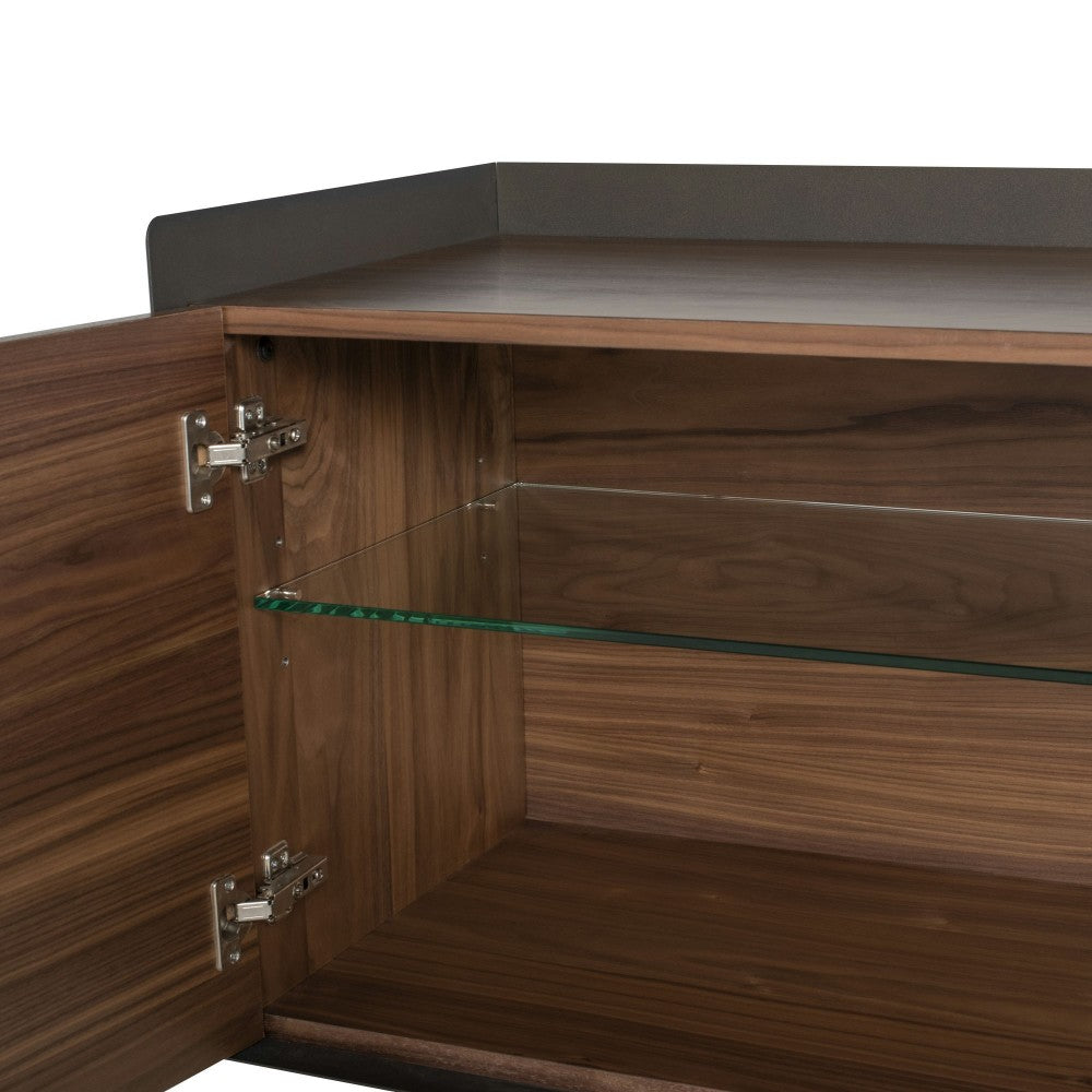 Egon Walnut Wood Sideboard Cabinet, HGNE111