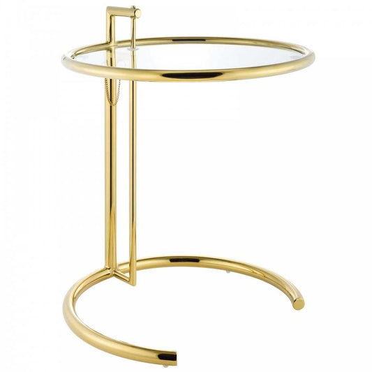 Eileen Gold Stainless Steel End Table