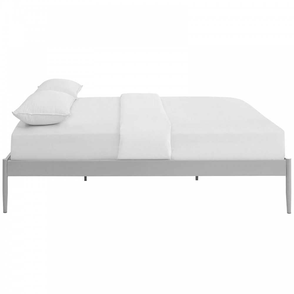 Elsie King Bed Frame, Gray