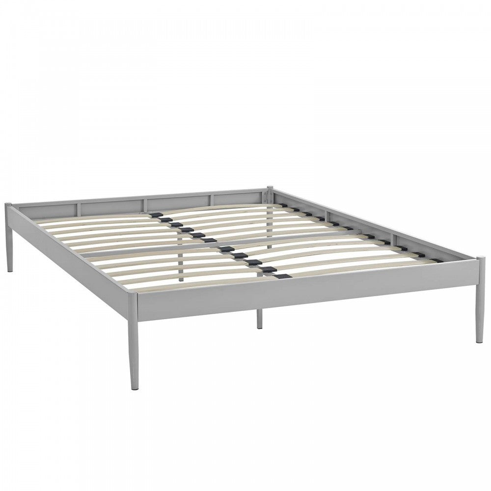 Elsie King Bed Frame, Gray