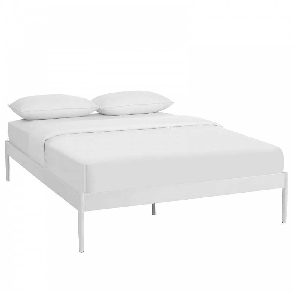 Elsie King Bed Frame, White