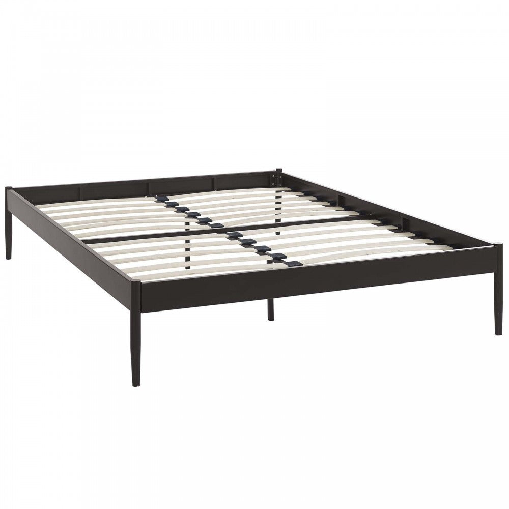 Elsie King Bed Frame, Brown