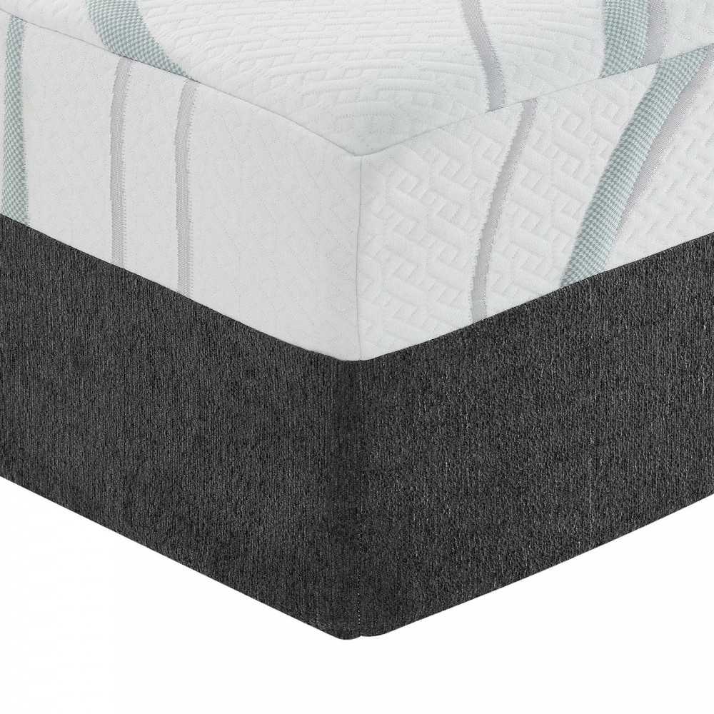 Elysse King CertiPUR-US Certified Foam 12" Gel Infused Hybrid Mattress