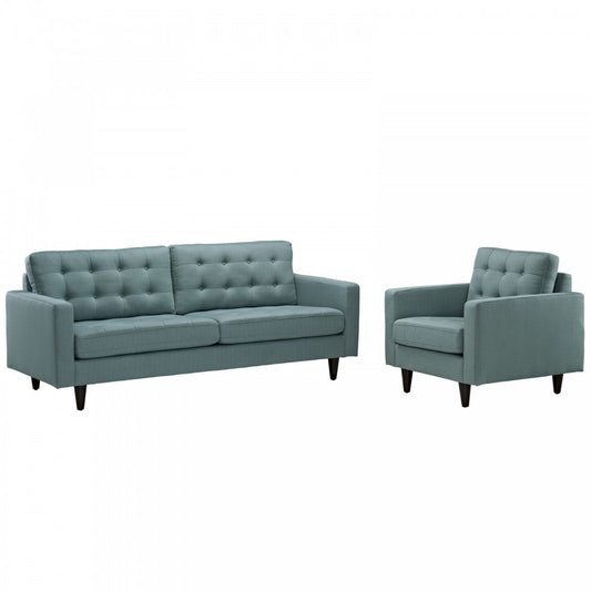 Empress Armchair and Sofa Set of 2, Laguna