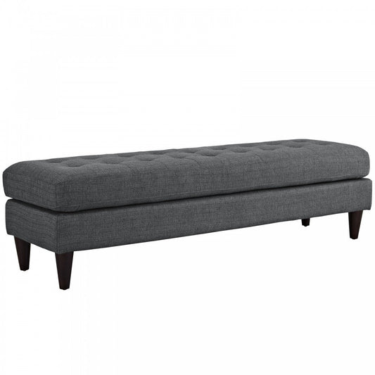 Empress Large Bench, Gray