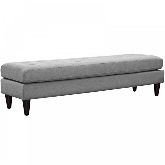 Empress Large Bench, Light Gray