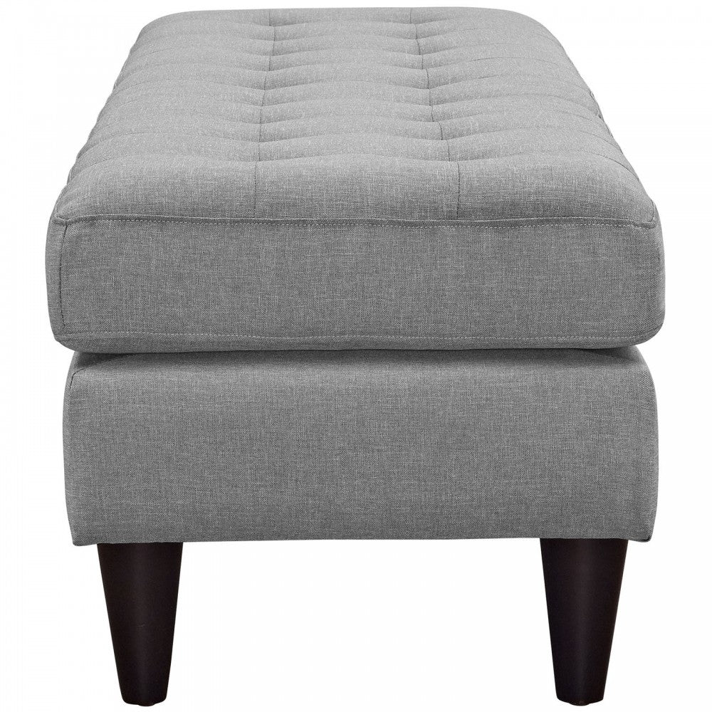 Empress Large Bench, Light Gray