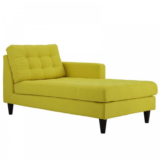 Empress Right-Arm Upholstered Fabric Chaise