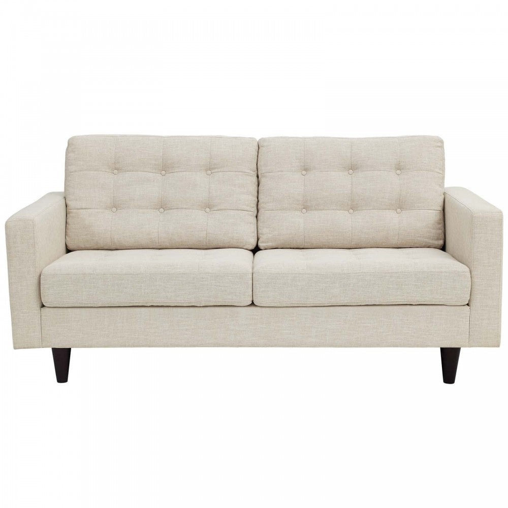 Empress Sofa and Loveseat Set of 2, Beige