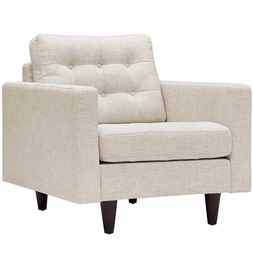 Empress Sofa, Loveseat and Armchair Set of 3, Beige