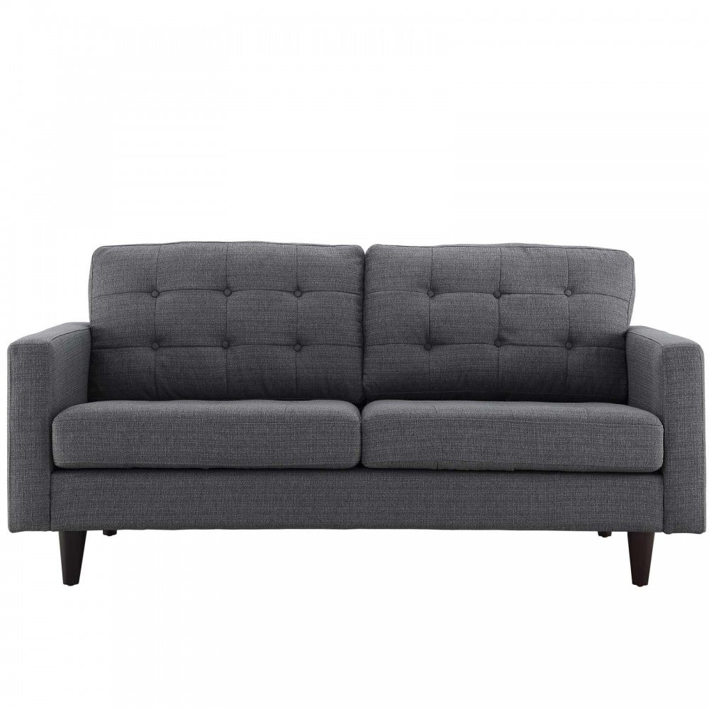 Empress Sofa, Loveseat and Armchair Set of 3, Gray
