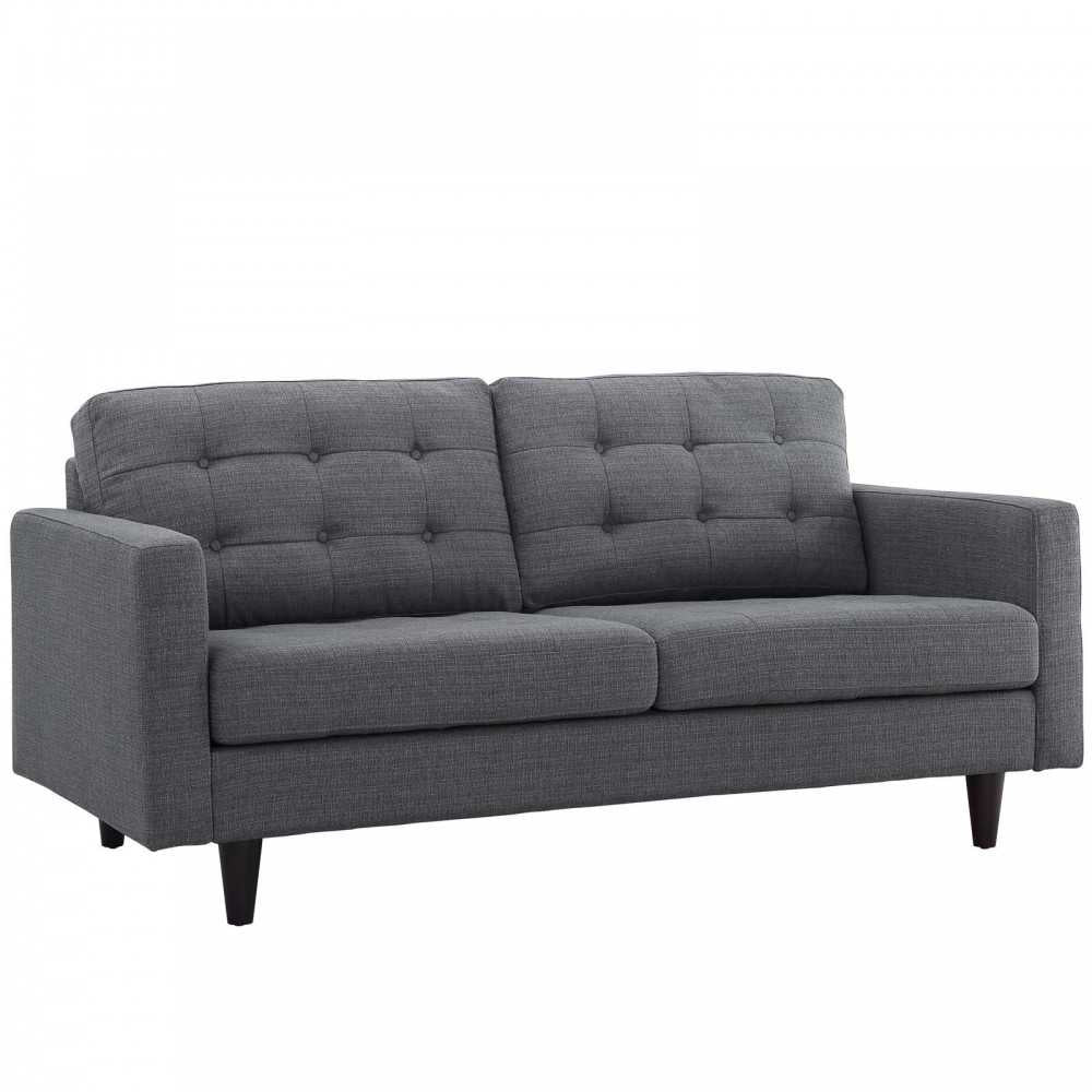Empress Sofa, Loveseat and Armchair Set of 3, Gray
