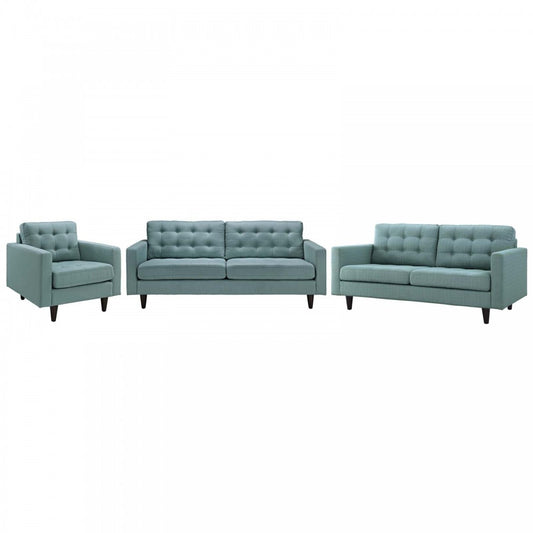Empress Sofa, Loveseat and Armchair Set of 3, Laguna
