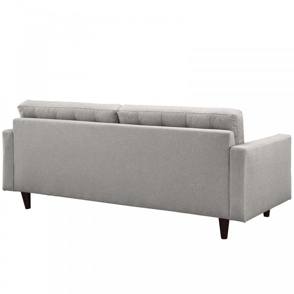 Empress Sofa, Loveseat and Armchair Set of 3, Light Gray