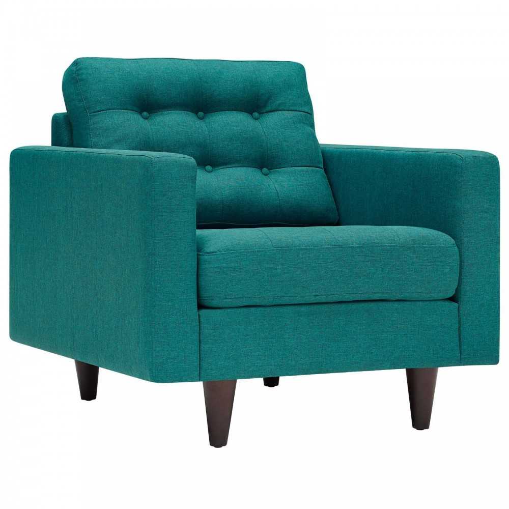 Empress Sofa, Loveseat and Armchair Set of 3, Teal