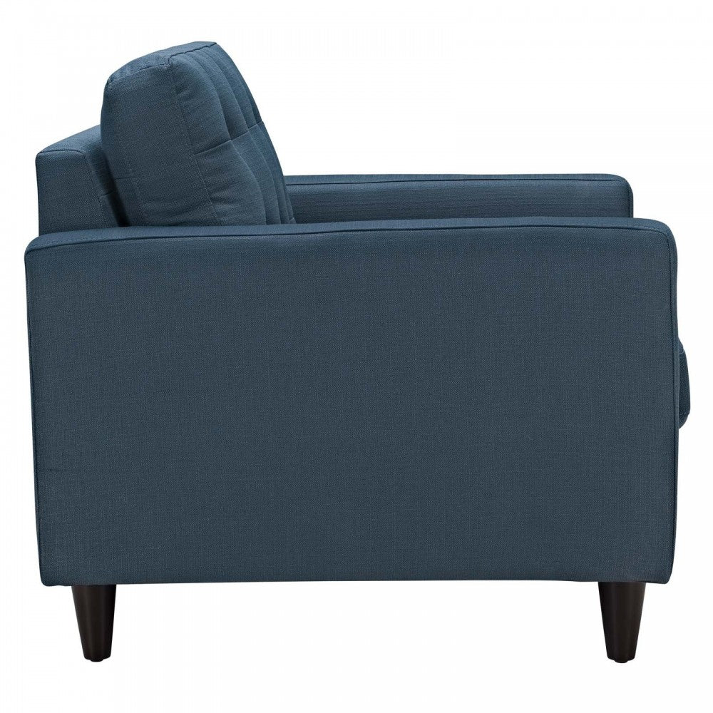 Empress Sofa, Loveseat and Armchair Set of 3, Azure