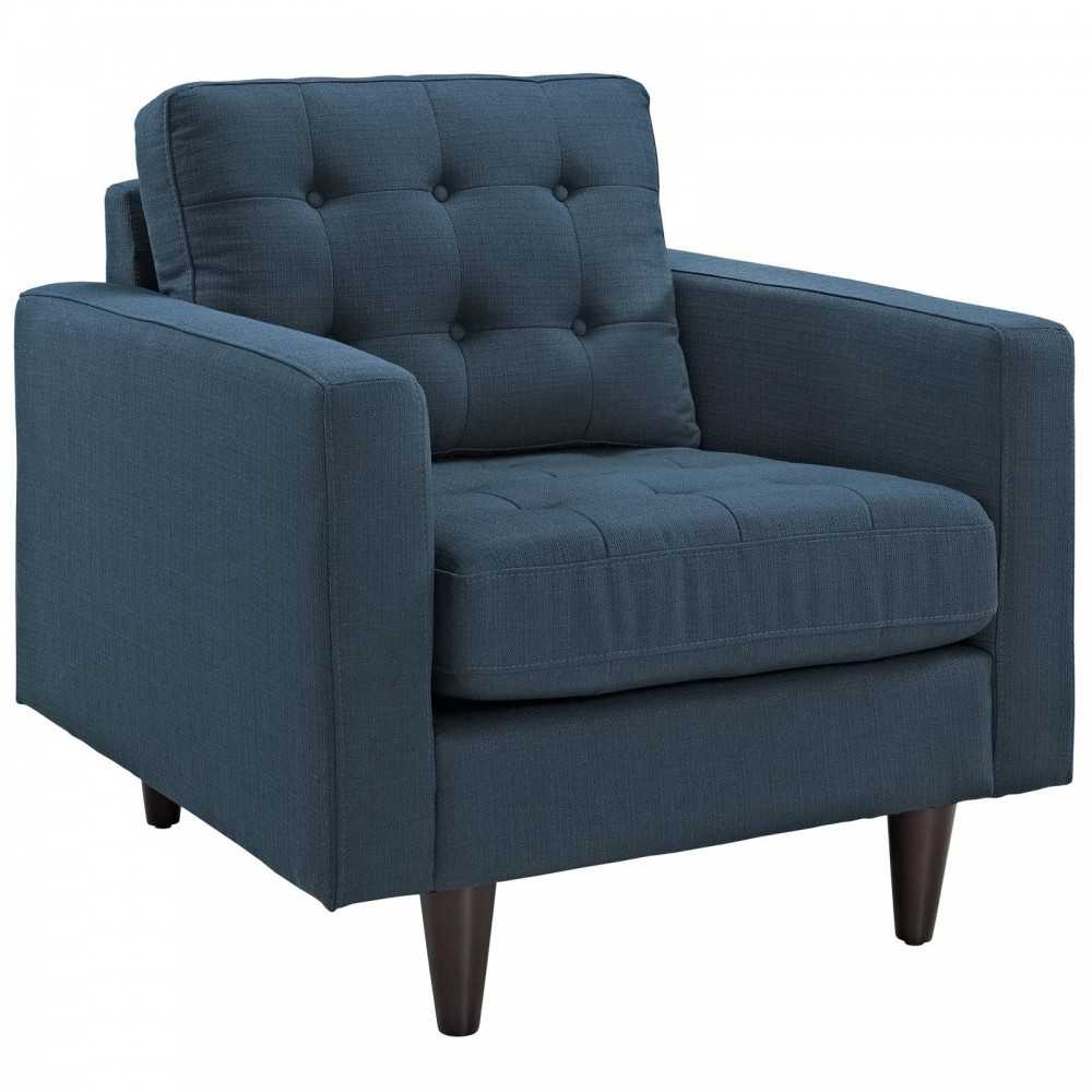 Empress Sofa, Loveseat and Armchair Set of 3, Azure