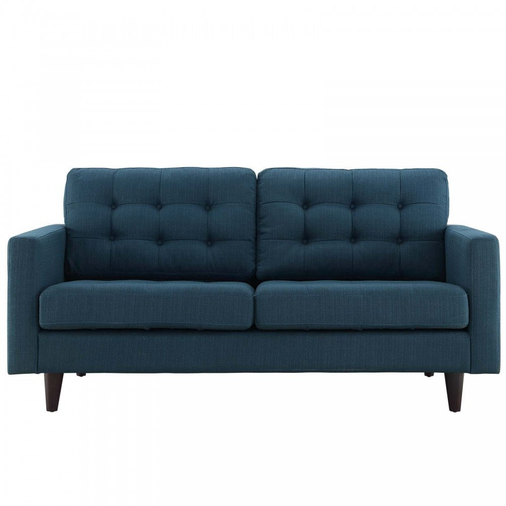 Empress Sofa, Loveseat and Armchair Set of 3, Azure