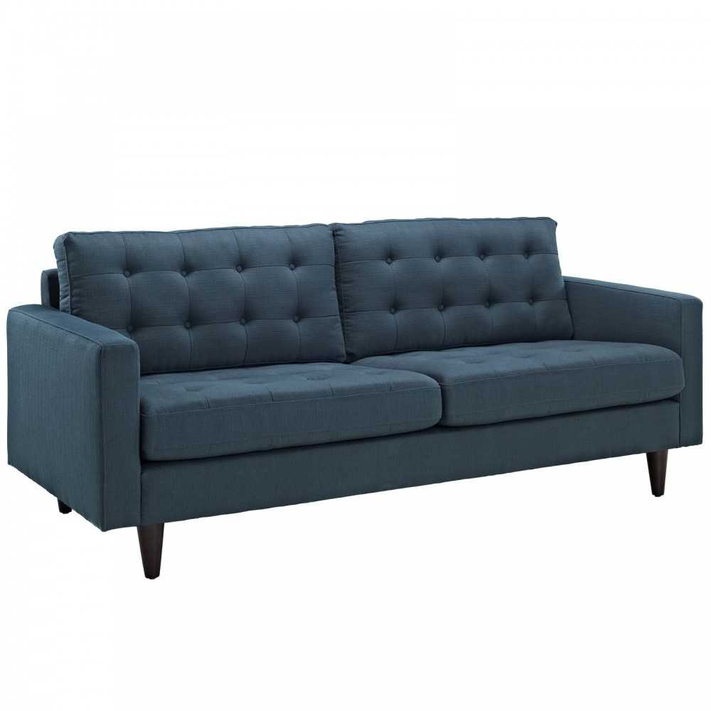 Empress Sofa, Loveseat and Armchair Set of 3, Azure