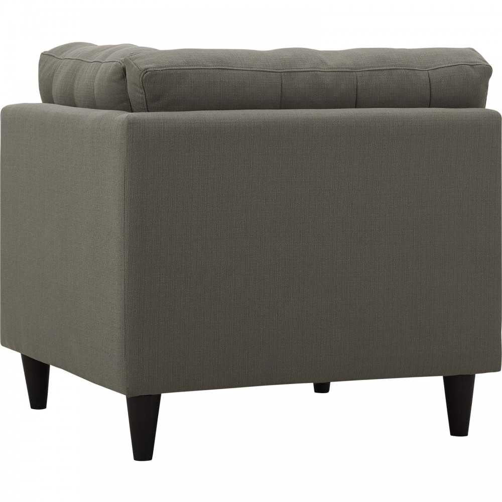 Empress Upholstered Fabric Corner Sofa, Granite