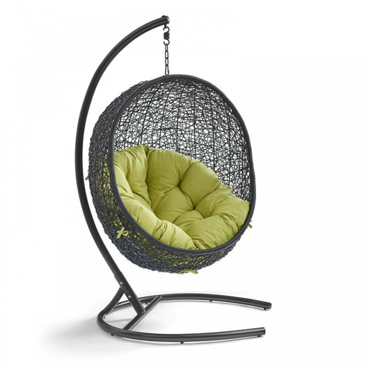 Encase Swing Outdoor Patio Lounge Chair, Peridot