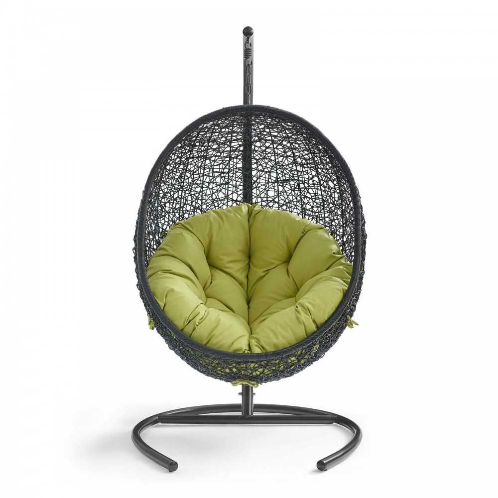 Encase Swing Outdoor Patio Lounge Chair, Peridot