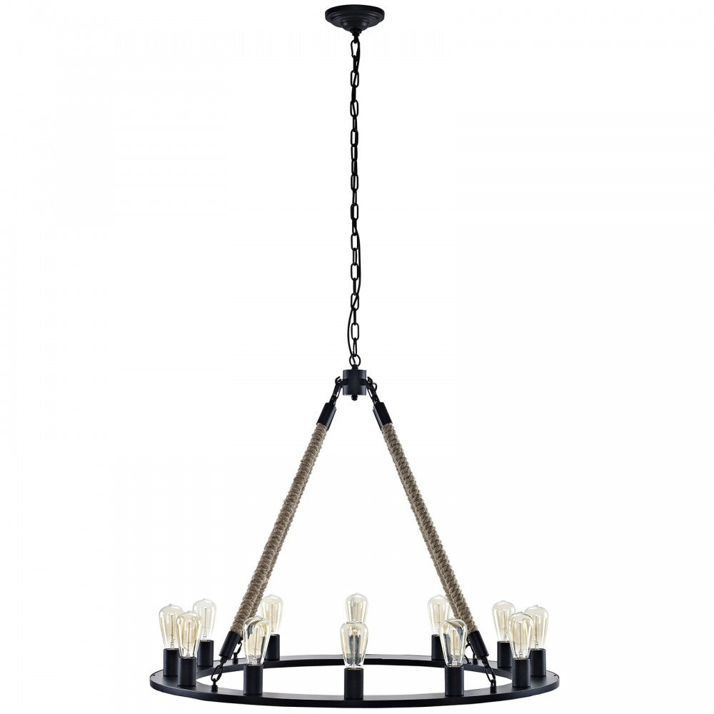 Encircle Chandelier, Brown