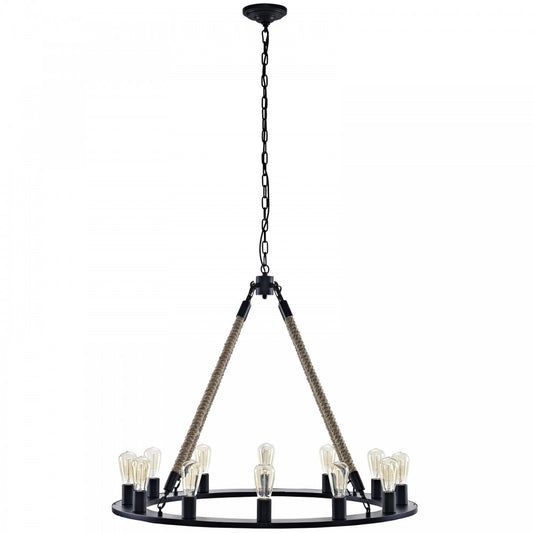 Encircle Chandelier, Brown