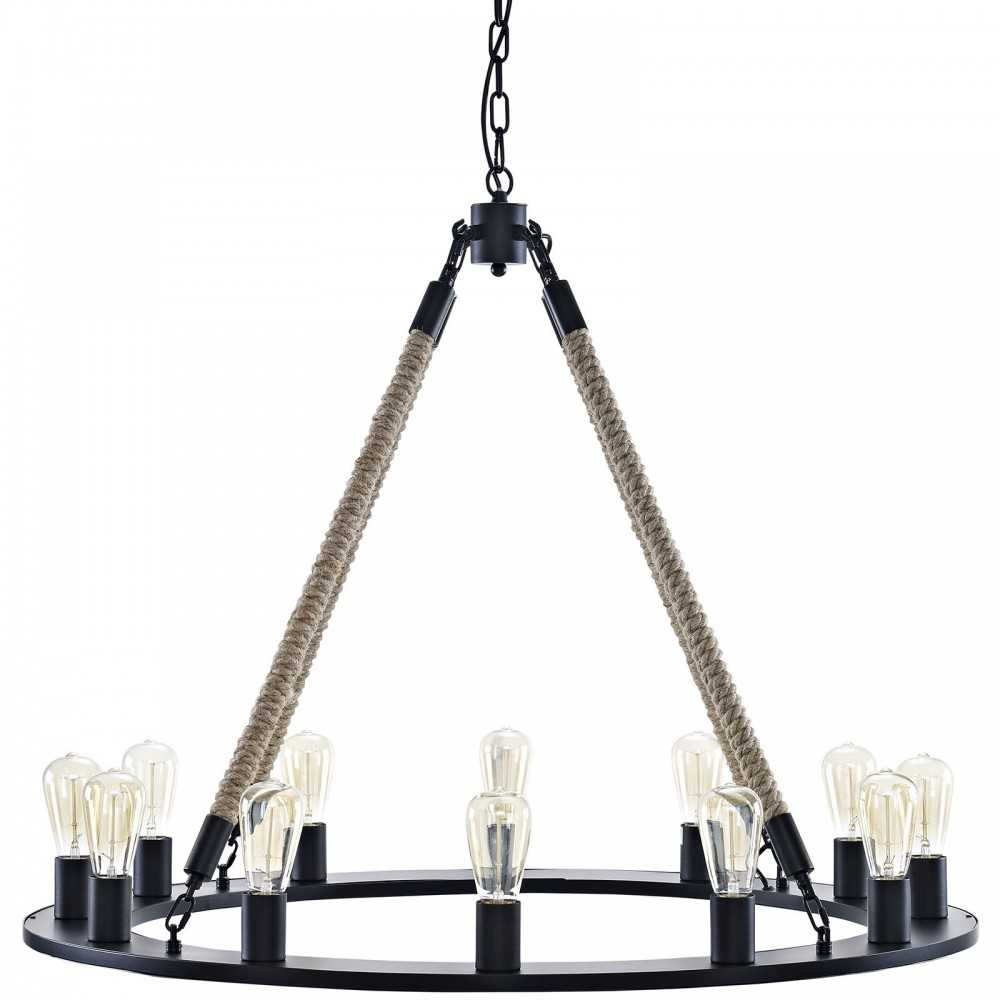 Encircle Chandelier, Brown