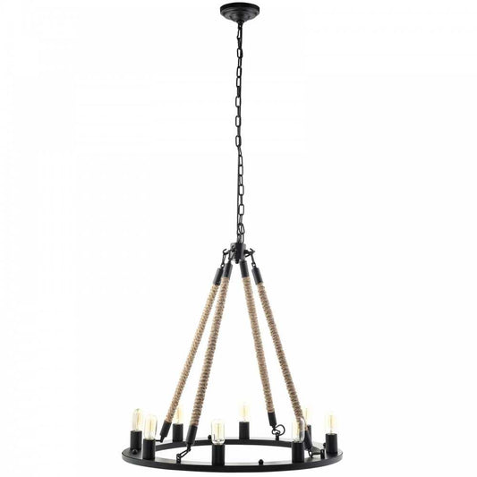 Encircle Chandelier, Black