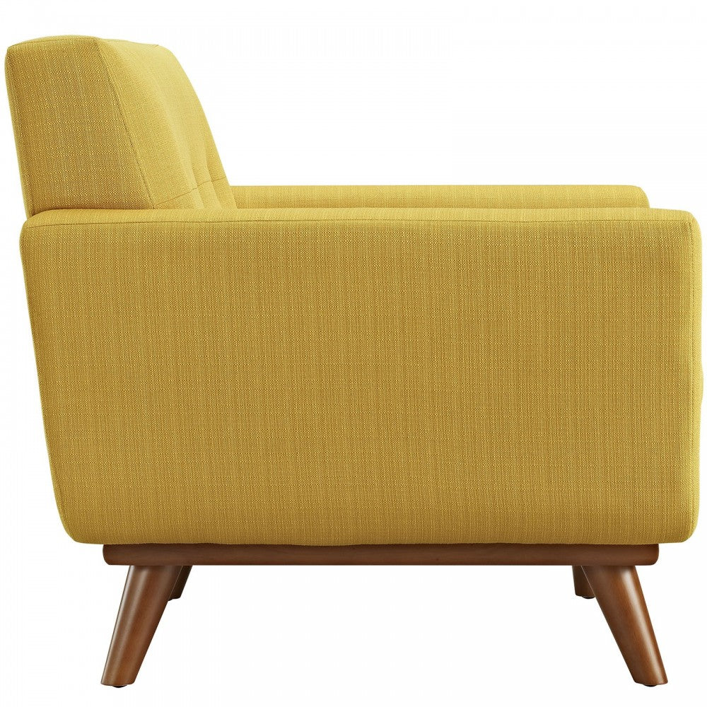 Engage 2 Piece Armchair and Ottoman, Citrus