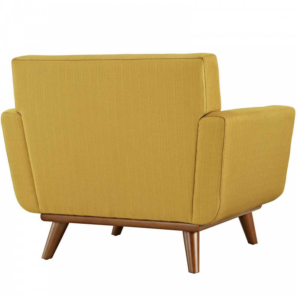 Engage 2 Piece Armchair and Ottoman, Citrus