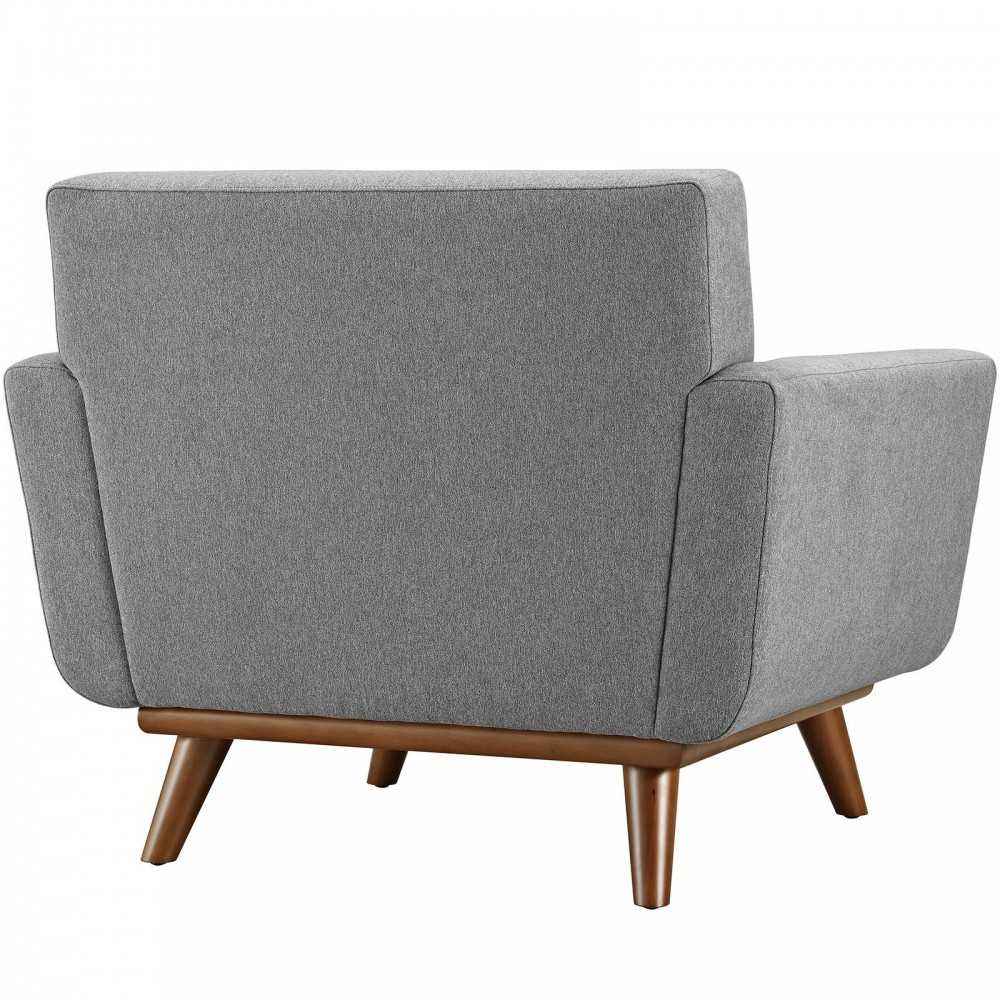 Engage 2 Piece Armchair and Ottoman, Expectation Gray