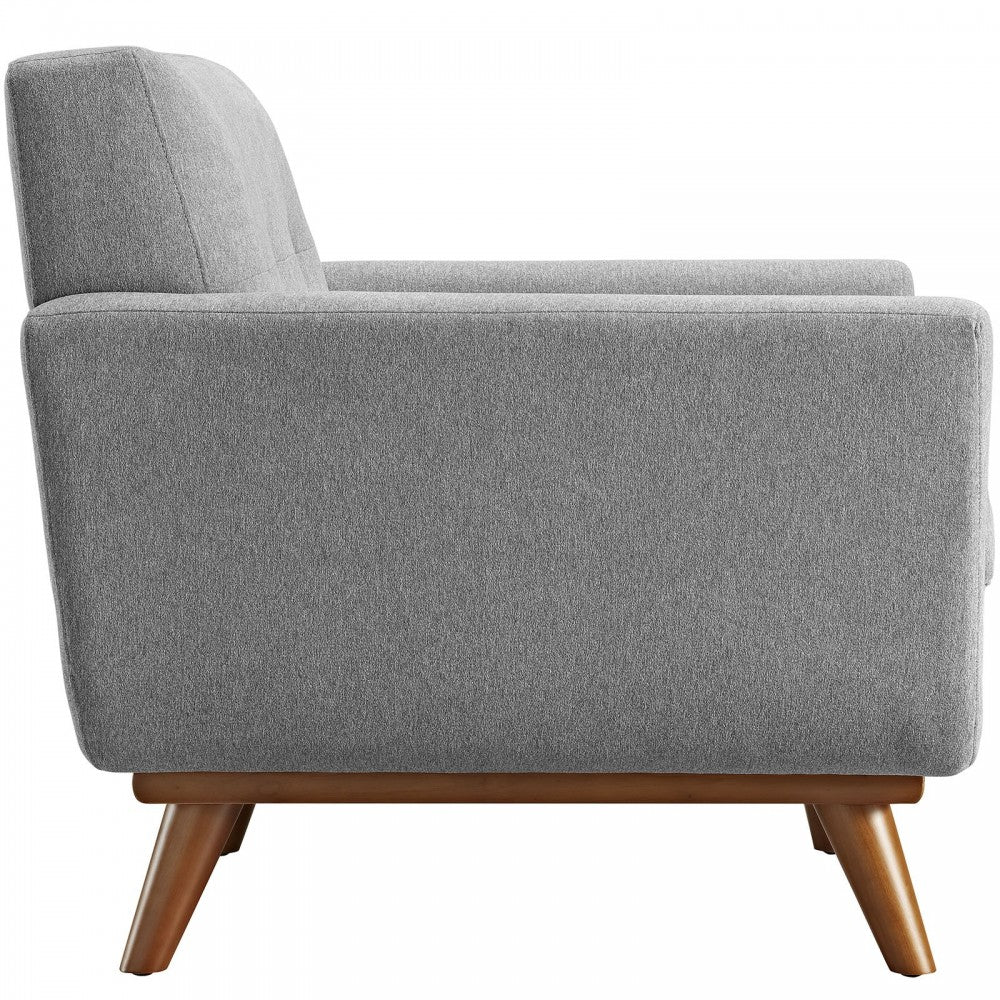 Engage 2 Piece Armchair and Ottoman, Expectation Gray