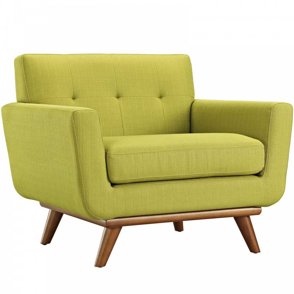 Engage 2 Piece Armchair and Ottoman, Wheatgrass