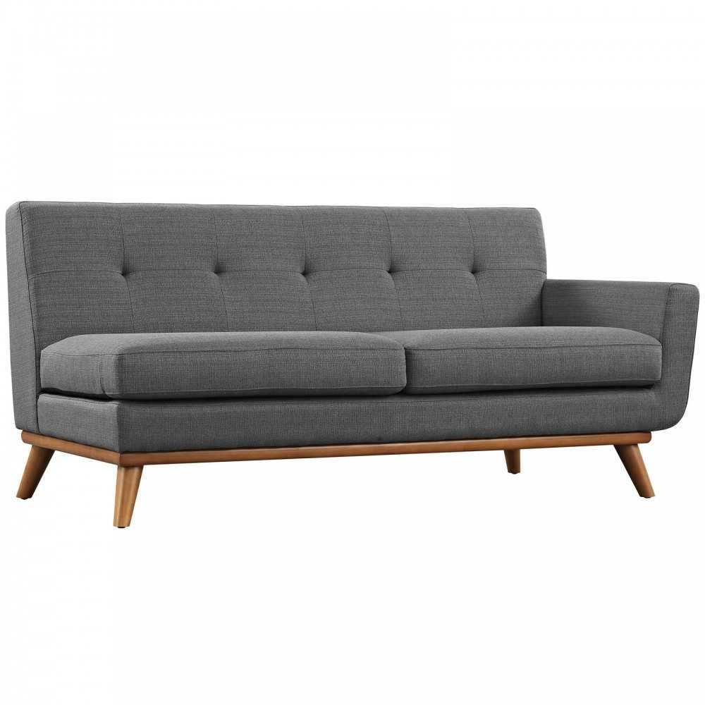 Engage 5 Piece Sectional Sofa, Gray