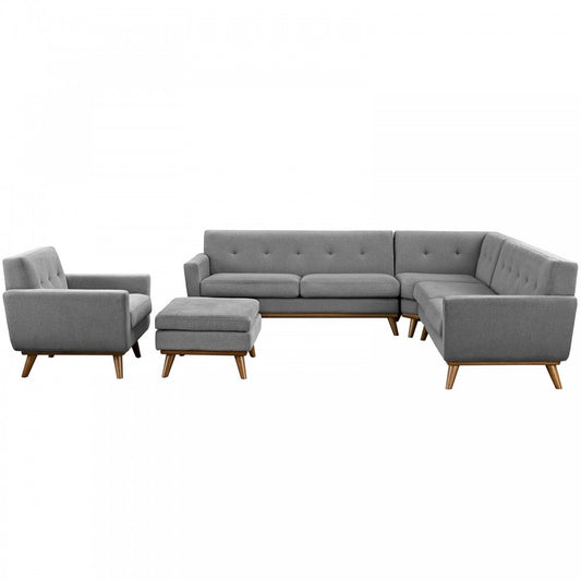Engage 5 Piece Sectional Sofa, Expectation Gray